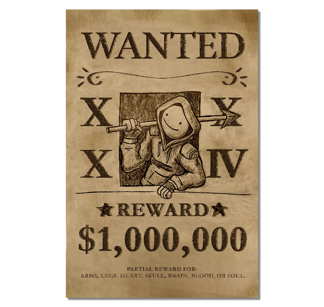 Dream Manhunt Wanted Poster - Image 2