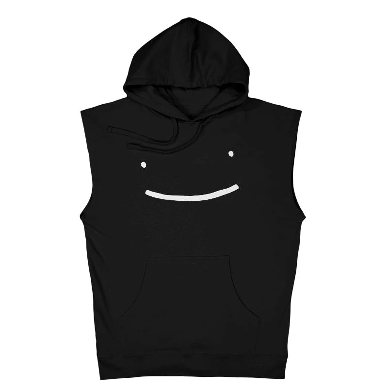 Dream Smile No-Sleeve Pullover Hoodie - Image 2