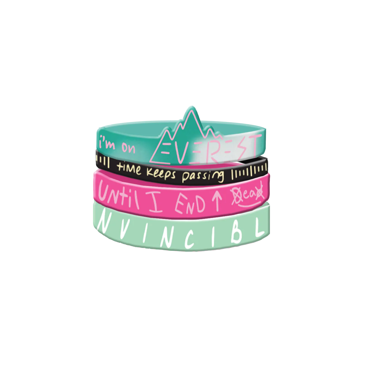 Everest EP Wristbands 4 Pack